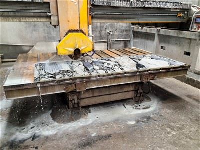 Prefab läderhavsstorm marmorbenchtops